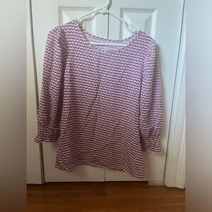 Women's Pink Patterned Top